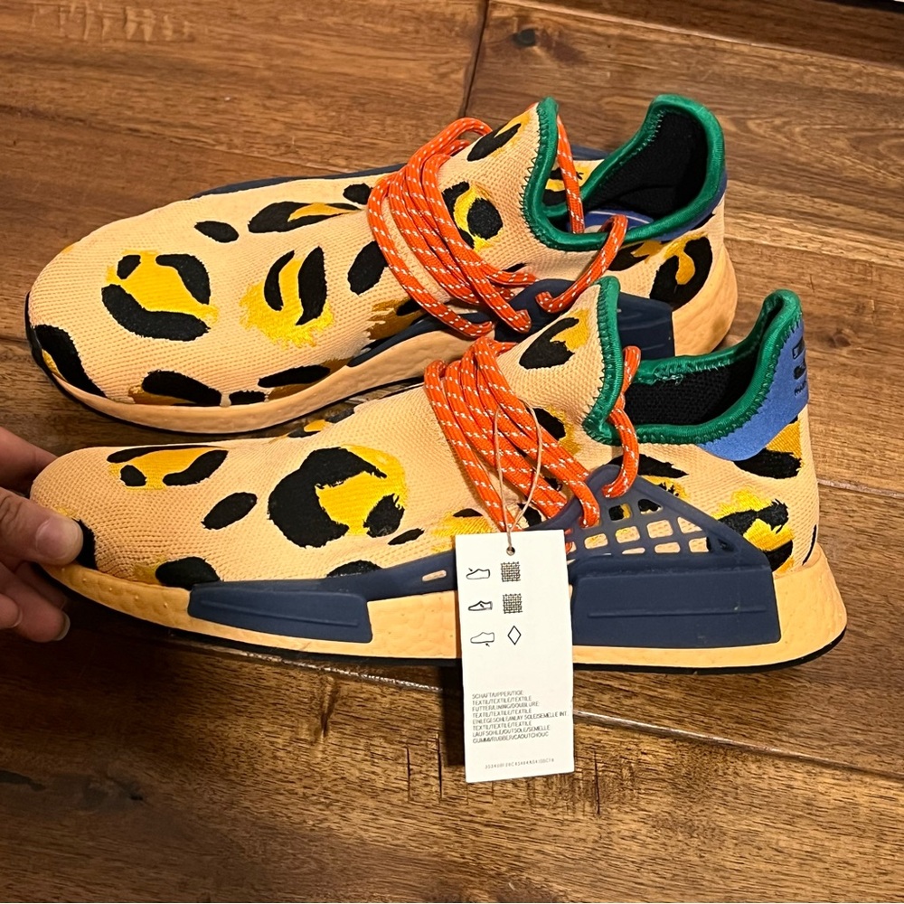 Adidas NMD Pharrell animal print shoes